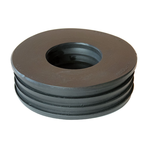 Fernco Schedule 40 4 in. Compression X 2 in. D Compression PVC Donut Fitting 1 pk